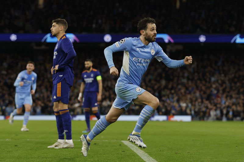 Pesta gol, Manchester City atasi perlawanan Real Madrid 4-3 Pesta gol, Manchester City atasi perlawanan Real Madrid 4-3
