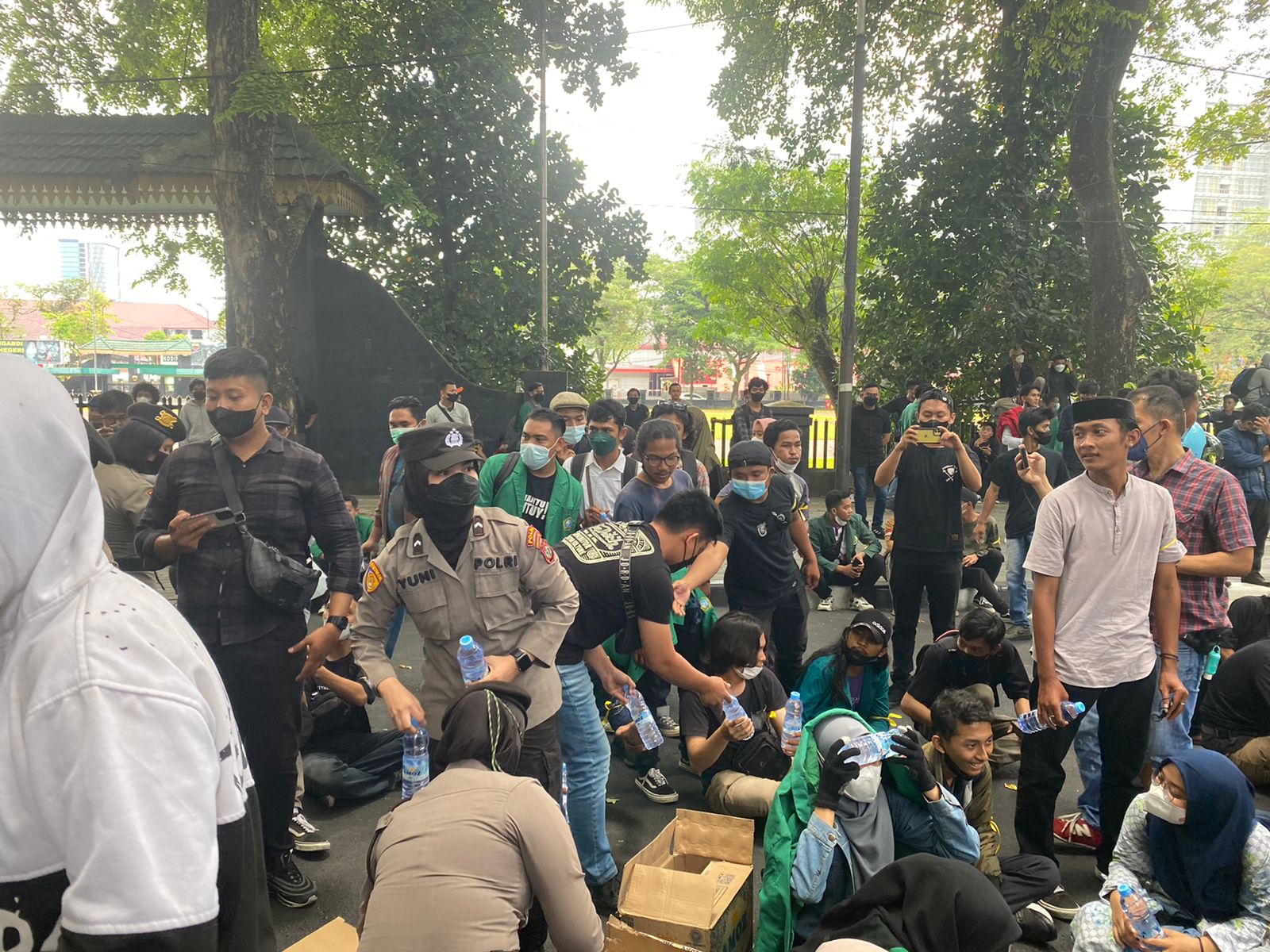 Kapolda Sumut apresiasi mahasiswa jaga kondisi kamtibmas tetap kondusif selama unjuk rasa