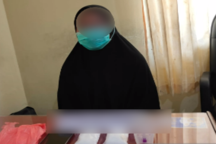 Polda Sultra tangkap ibu rumah tangga edarkan 120 gram sabu di Konawe