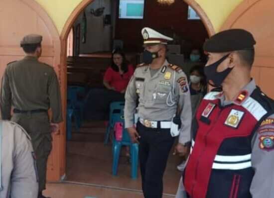Tim gabungan di Langkat gelar patroli skala besar di tempat ibadah 