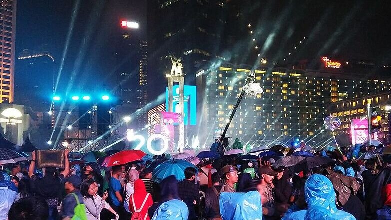Panggung festival tahun baru DKI tersebar di tujuh lokasi Panggung festival tahun baru DKI tersebar di tujuh lokasi