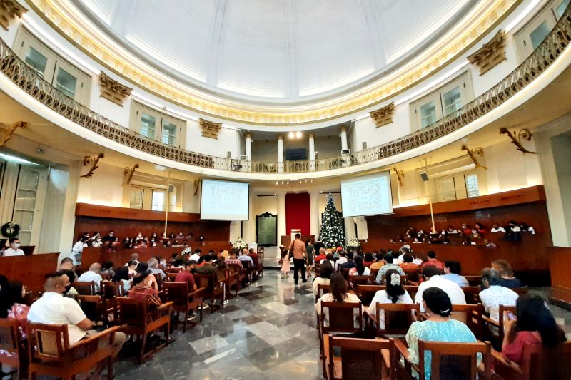 Perayaan Natal GPIB Immanuel dihadiri seribu jemaat Perayaan Natal GPIB Immanuel dihadiri seribu jemaat