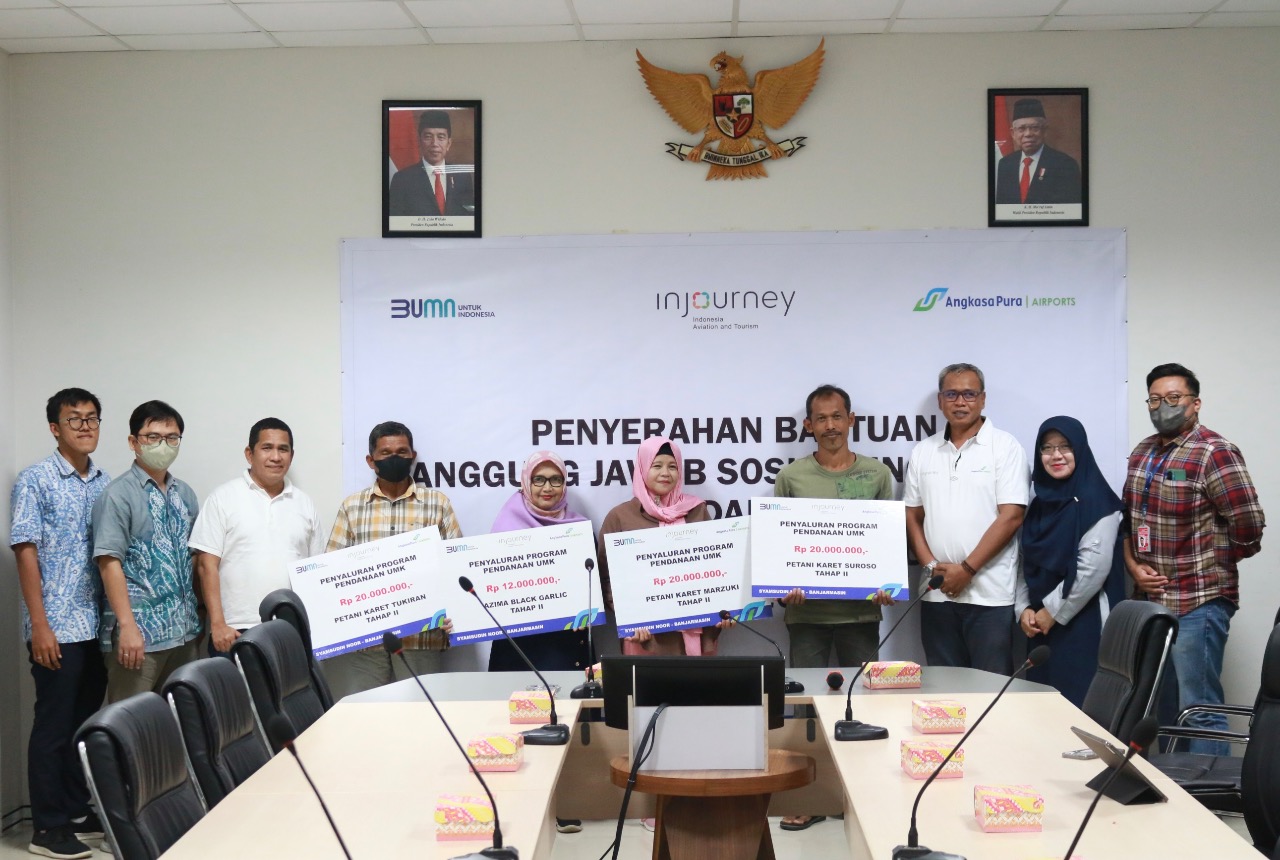 Salurkan bantuan CSR, Angkasa Pura I dukung perkembangan UMK Kalsel