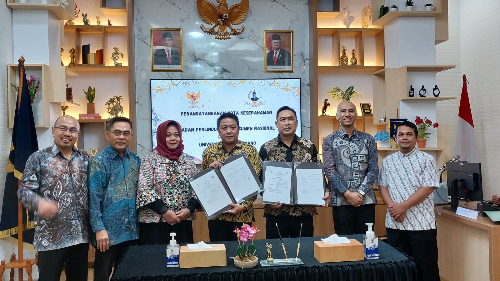 UBK dan BPKN tandatangan MoU tingkatkan kualitas Tri Dharma Perguruam Tinggi.