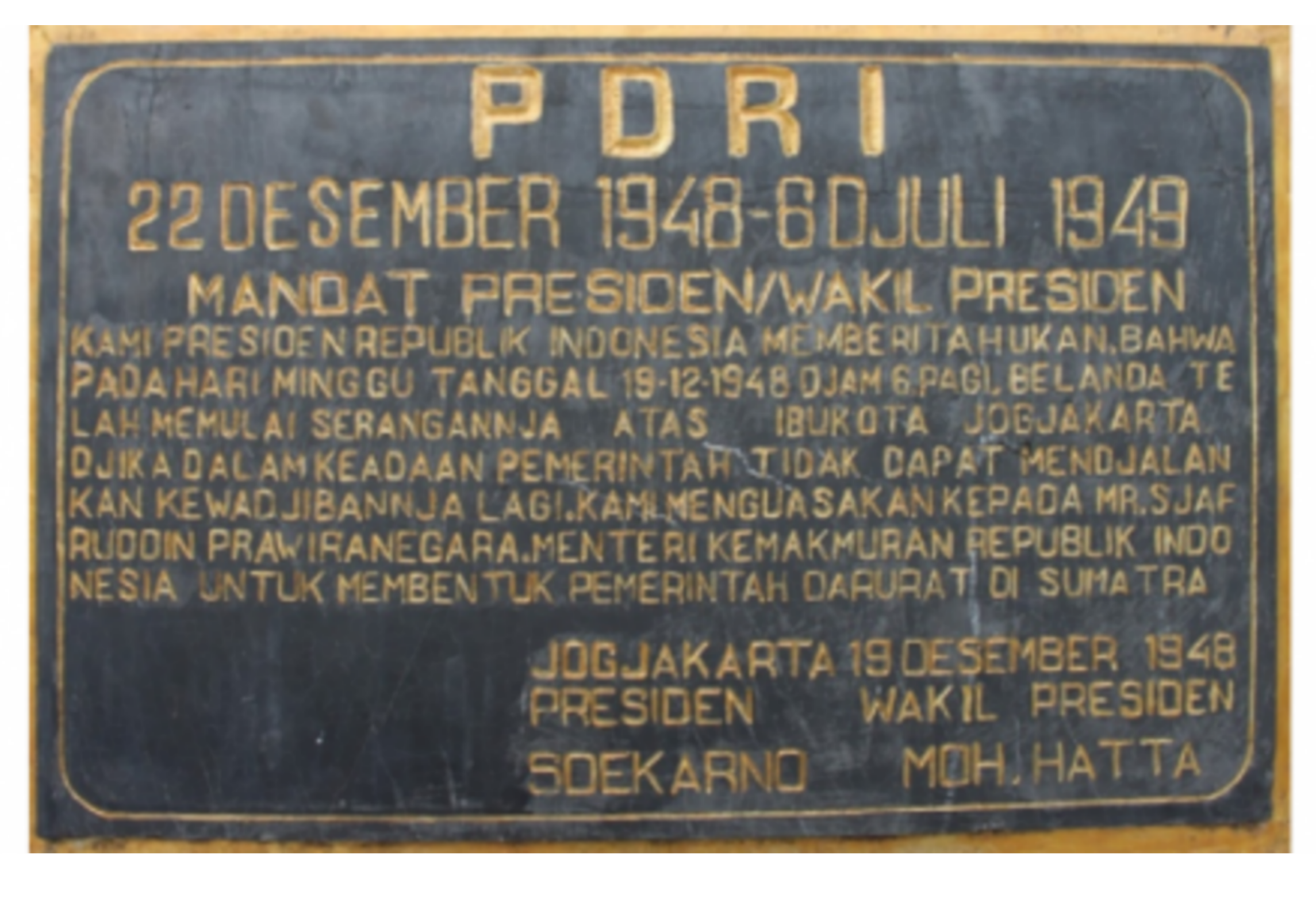 19 Desember 1948: Hari Bela Negara