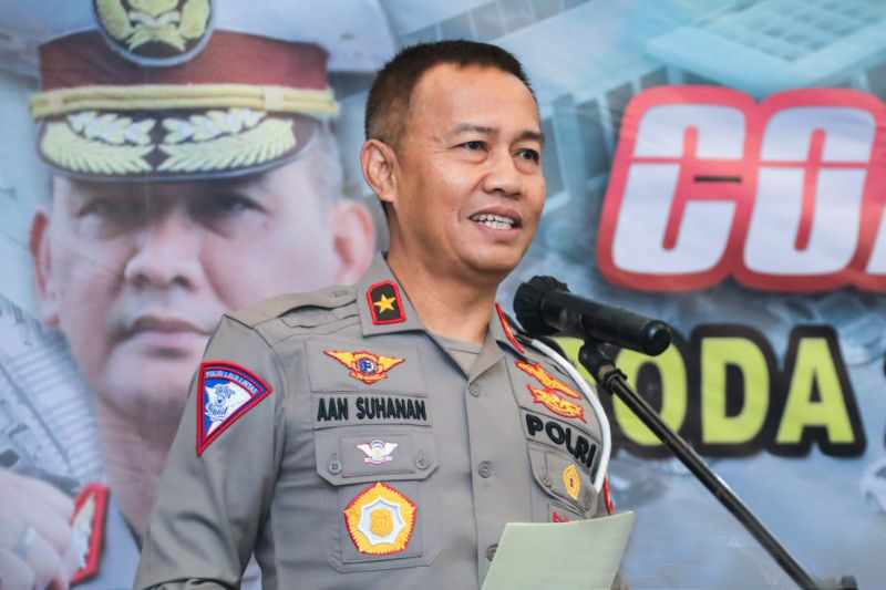 Korlantas Polri berlakukan contraflow di tol Jakarta-Cikampek Korlantas Polri berlakukan contraflow di tol Jakarta-Cikampek