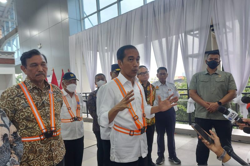 Presiden Jokowi resmikan revitalisasi Stasiun Manggarai