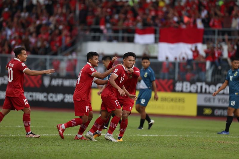 Indonesia pimpin Grup A Piala AFF 2022 usai kalahkan Brunei 7-0 Indonesia pimpin Grup A Piala AFF 2022 usai kalahkan Brunei 7-0