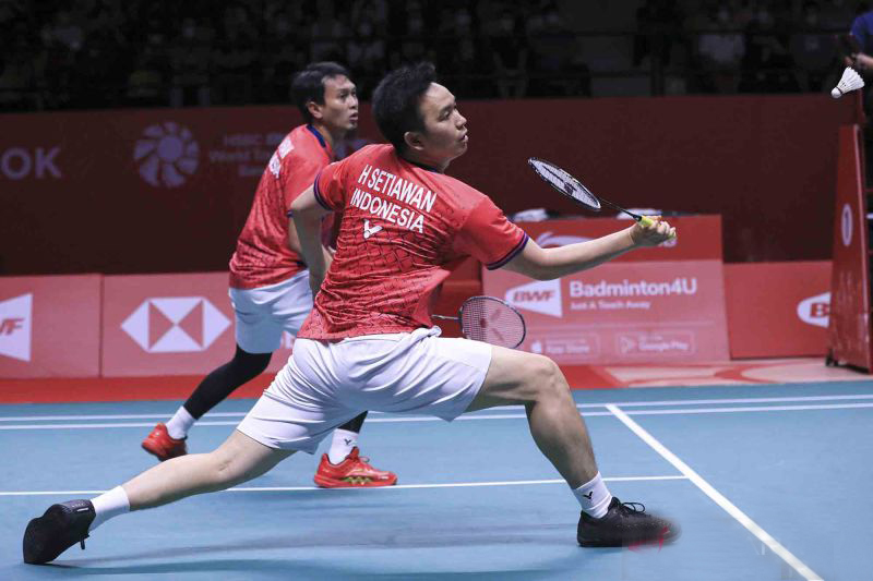 Hasil BWF World Tour Finals Ahsan/Hendra dan Ginting ke final