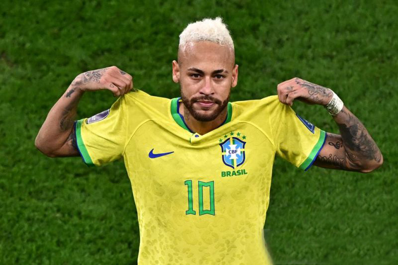 Cetak gol lawan Kroasia, Neymar samai rekor gol Pele Cetak gol lawan Kroasia, Neymar samai rekor gol Pele