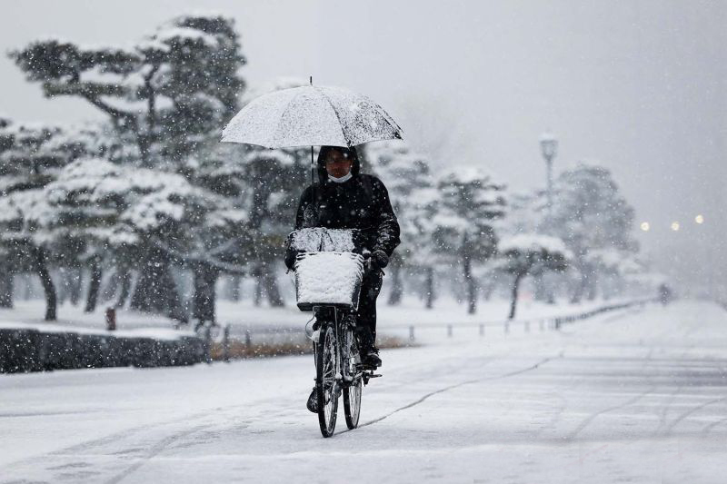 Hujan salju lebat di Jepang tewaskan delapan orang
