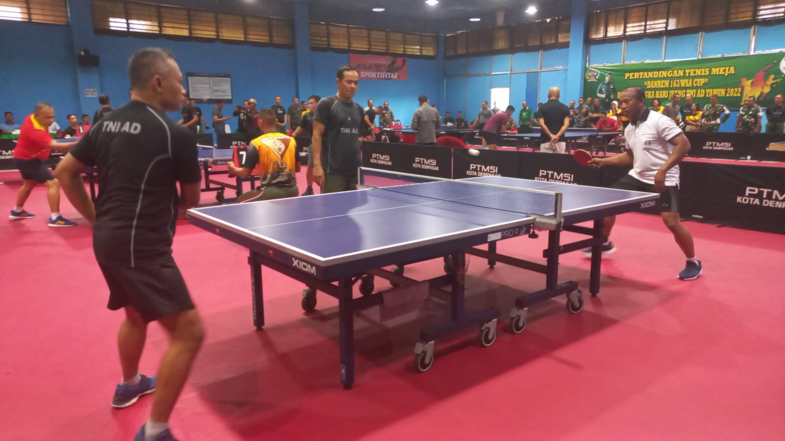Korem 163/Wira Satya gelar turnamen tenis meja