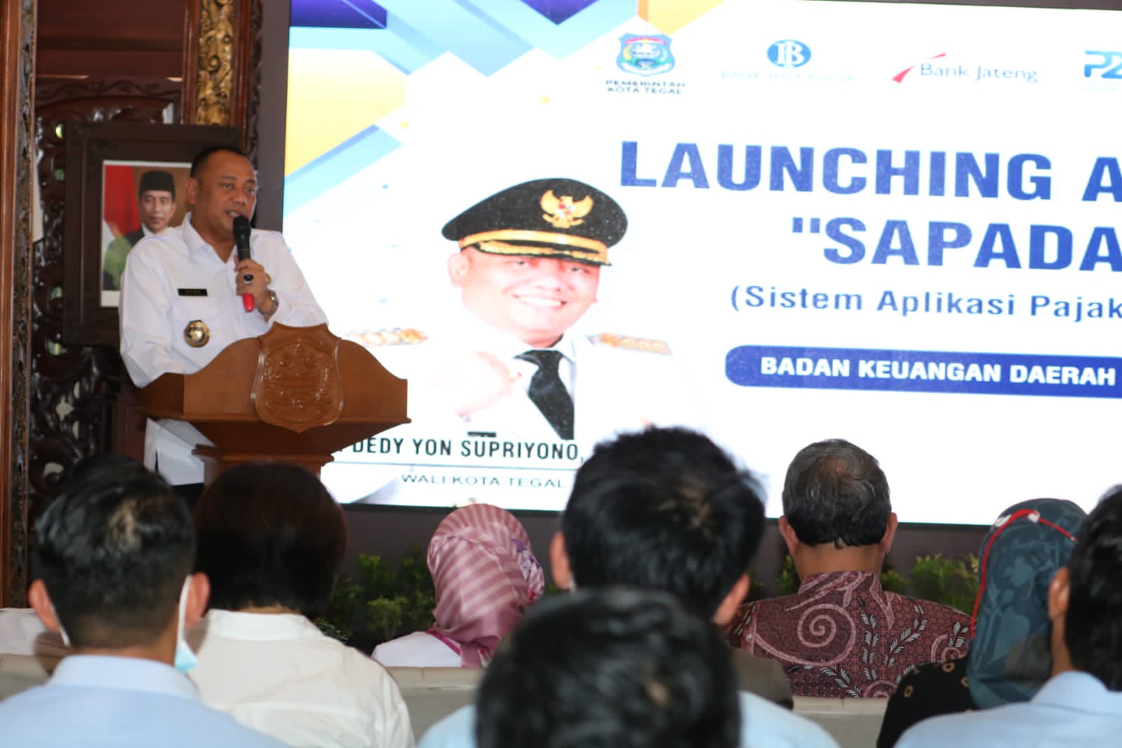 Maksimalkan pelayanan pajak, Pemkot Tegal <i>launching</i> aplikasi SAPADAku Maksimalkan pelayanan pajak, Pemkot Tegal <i>launching</i> aplikasi SAPADAku