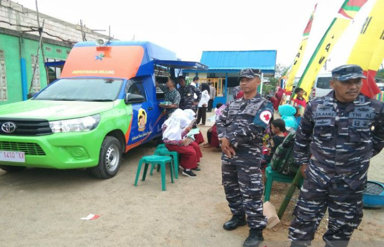 TNI AL bangun rumah pintar pacu warga pesisir Konsel gemar membaca