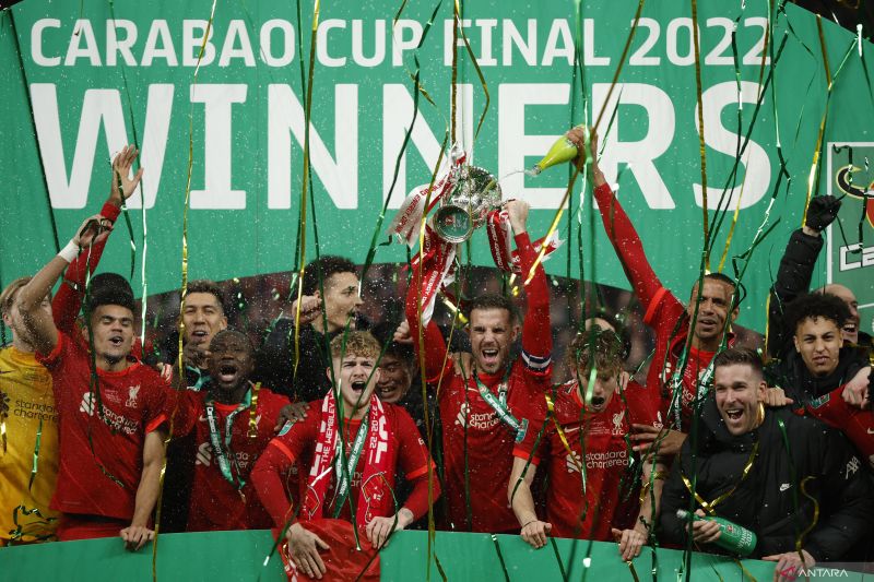 Liverpool juara Carabao Cup 2021/22 Liverpool juara Carabao Cup 2021/22