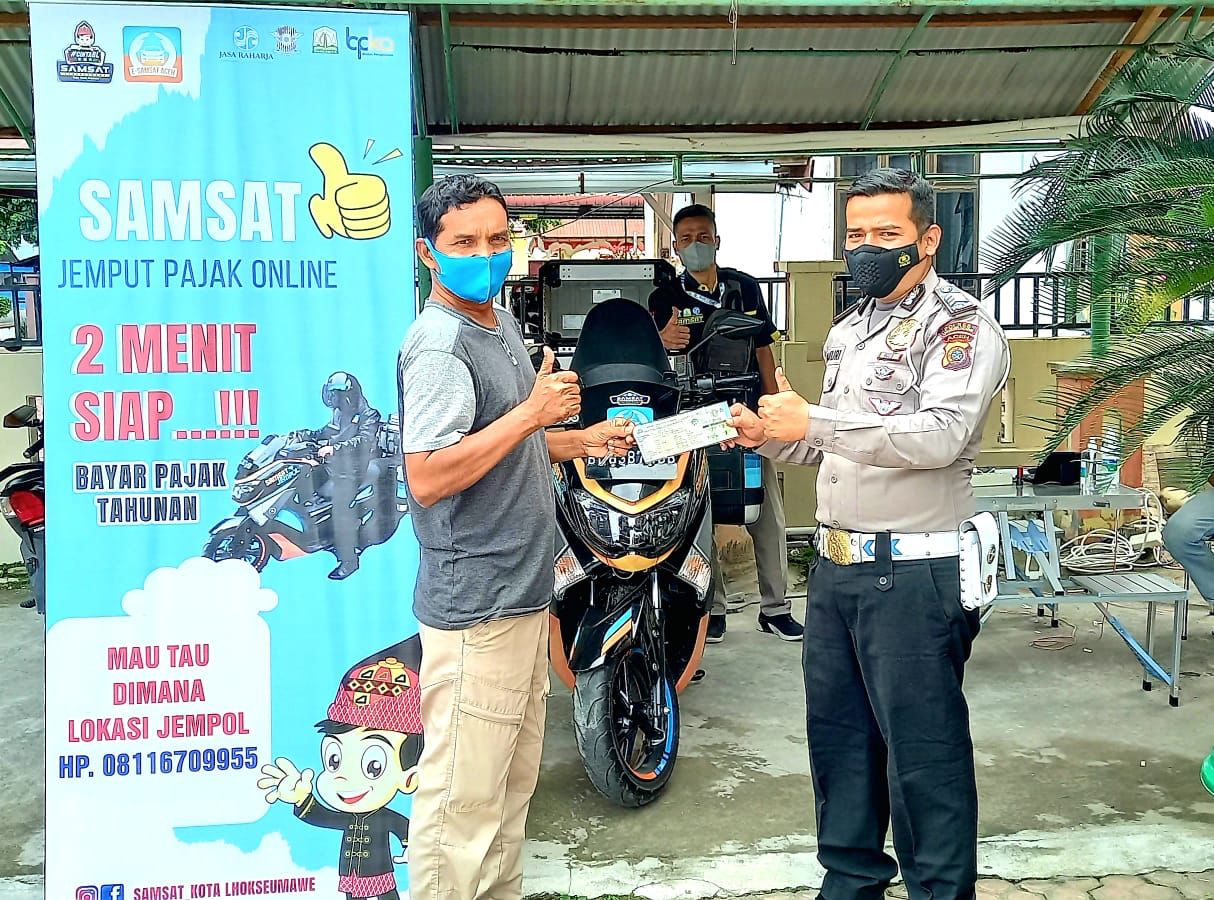 Genjot pendapatan pajak, UPTD BPKA Lhokseumawe hadirkan Samsat Jempol di 126 lokasi Genjot pendapatan pajak, UPTD BPKA Lhokseumawe hadirkan Samsat Jempol di 126 lokasi