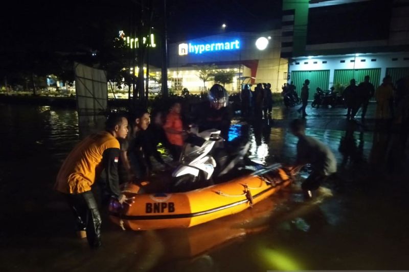 Sejumlah kawasan di Baturaja Ogan Komering Ulu Sumsel terendam banjir