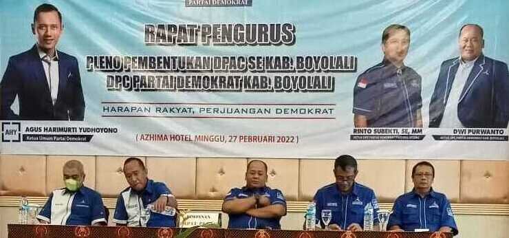 DPC Partai Demokrat Boyolali usulkan calon pengurus DPAC se -Boyolali DPC Partai Demokrat Boyolali usulkan calon pengurus DPAC se -Boyolali