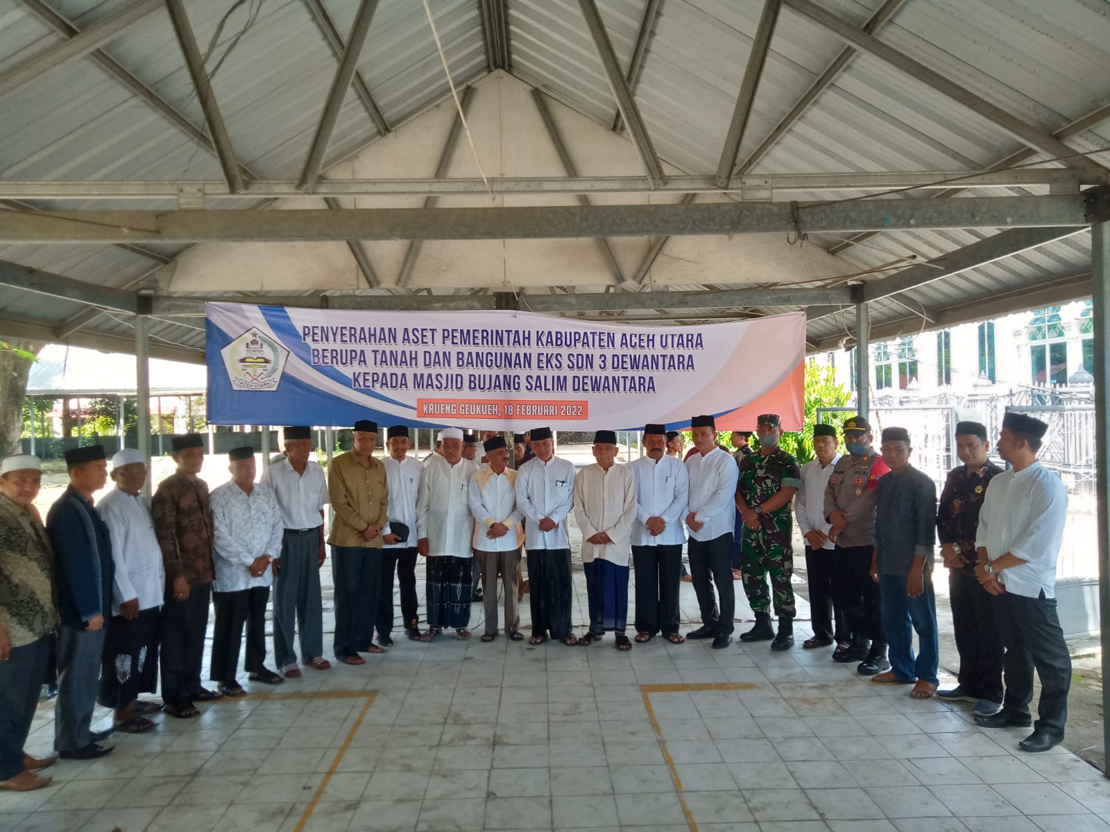 Pemkab Aceh Utara hibahkan aset bekas SDN 3 Dewantara untuk Masjid Bujang Salim Pemkab Aceh Utara hibahkan aset bekas SDN 3 Dewantara untuk Masjid Bujang Salim