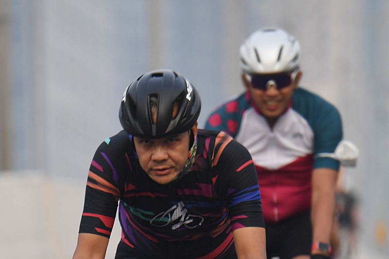 Ganjar dirawat di RS akibat terjatuh saat bersepeda