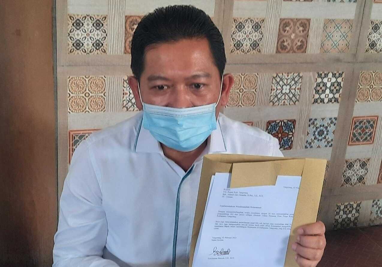 Dirut Perumda Pasar Niaga Kerta Raharja Tangerang akhirnya mengundurkan diri Dirut Perumda Pasar Niaga Kerta Raharja Tangerang akhirnya mengundurkan diri