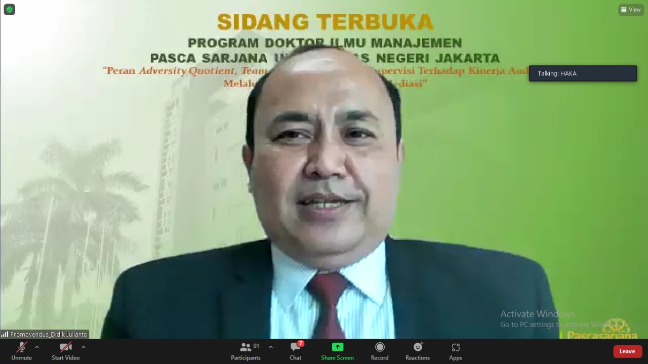 Teliti kinerja BPK, Kepala Auditor BPK raih gelar doktor  