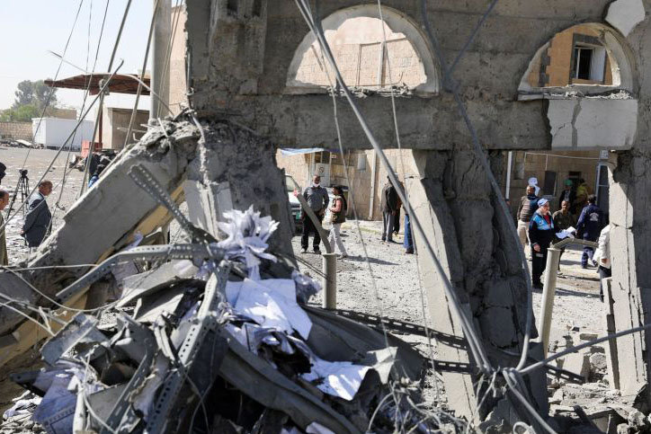 Warga sipil Yaman diminta mengungsi dari gedung biara Sanaa Warga sipil Yaman diminta mengungsi dari gedung biara Sanaa