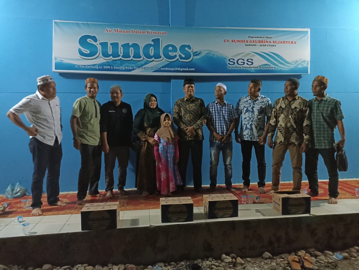 Gampong Sawang manfaatkan dana desa bangun produk air minum kemasan Gampong Sawang manfaatkan dana desa bangun produk air minum kemasan