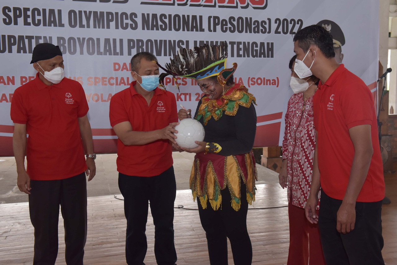 Obor Pesonas masuk Boyolali,  para atlet diharap harumkan Boyolali