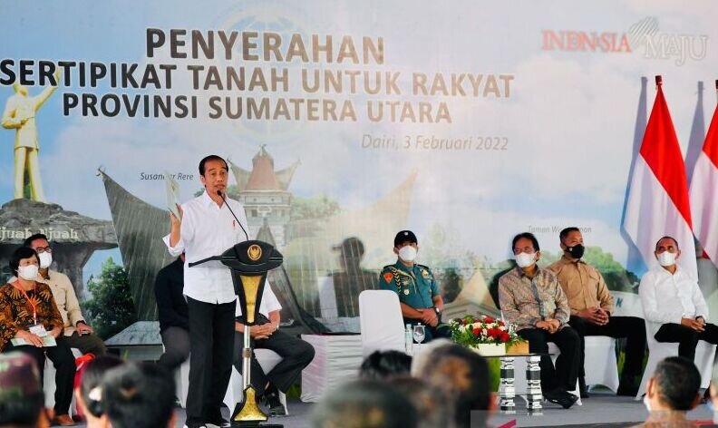 Presiden tegaskan pentingnya kepemilikan sertipikat tanah bagi rakyat Presiden tegaskan pentingnya kepemilikan sertipikat tanah bagi rakyat