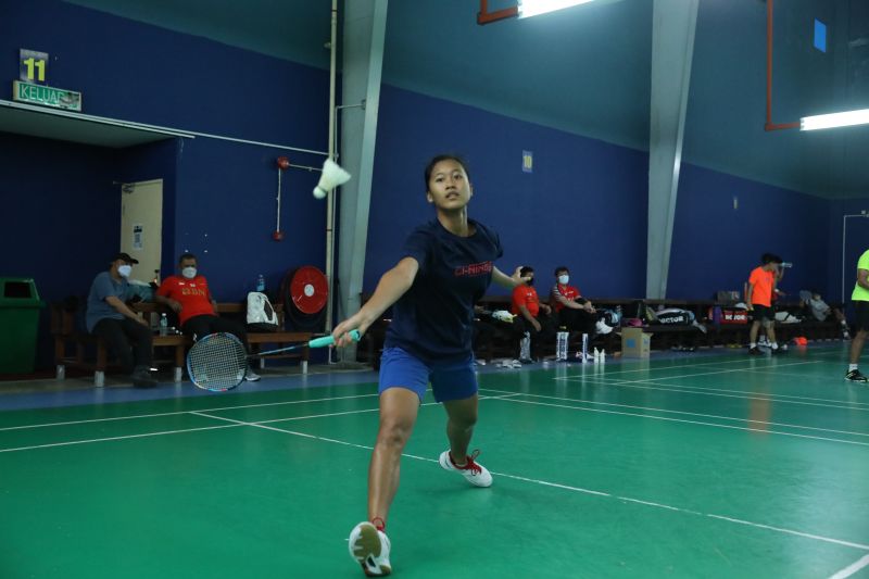 Timnas bulu tangkis Indonesia jalani latihan perdana BATC 2022 Timnas bulu tangkis Indonesia jalani latihan perdana BATC 2022
