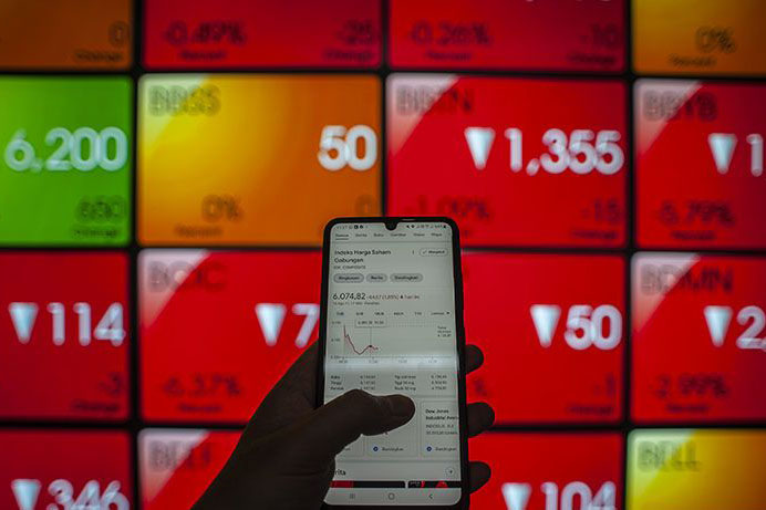 IHSG Rabu dibuka menguat 14,43 poin