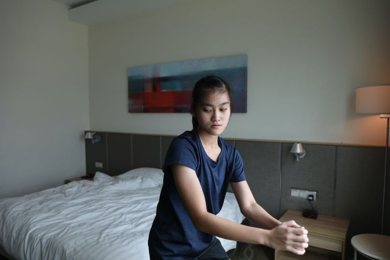 Pebulu tangkis Indonesia tetap berlatih selama karantina di Malaysia