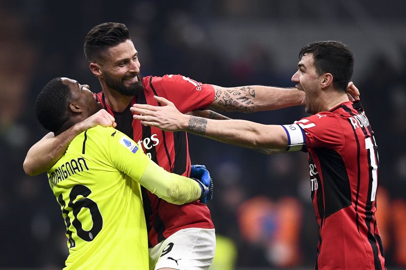 Olivier Giroud bawa AC Milan balik tekuk Inter 2-1 dalam derbi Milan