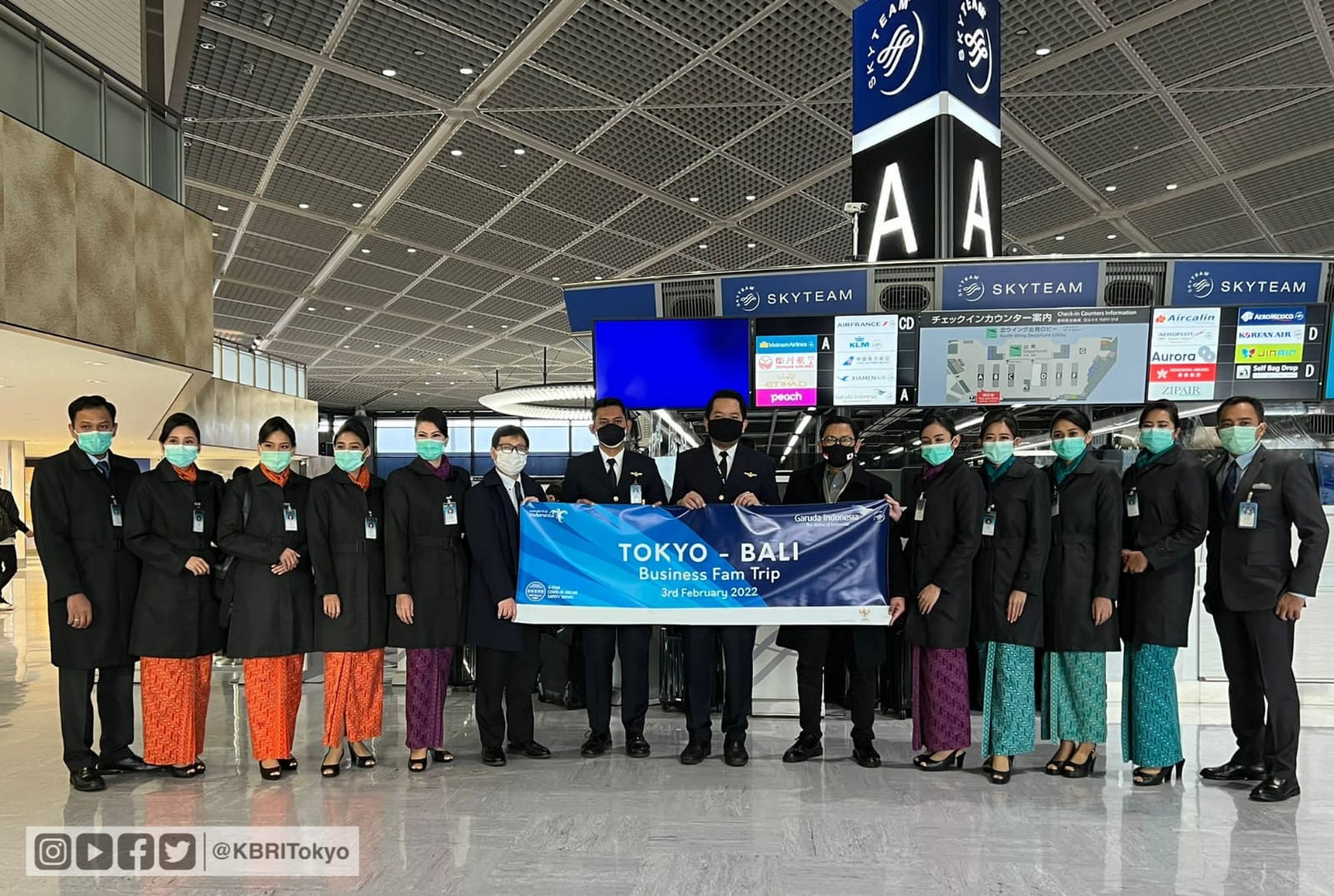 KBRI Tokyo dukung penerbangan perdana Garuda Narita - Denpasar KBRI Tokyo dukung penerbangan perdana Garuda Narita - Denpasar