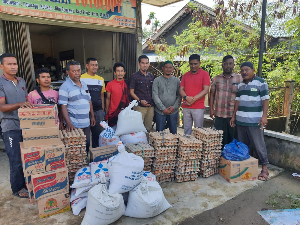 Pengurus Partai Aceh salurkan bantuan untuk korban banjir Aceh Utara