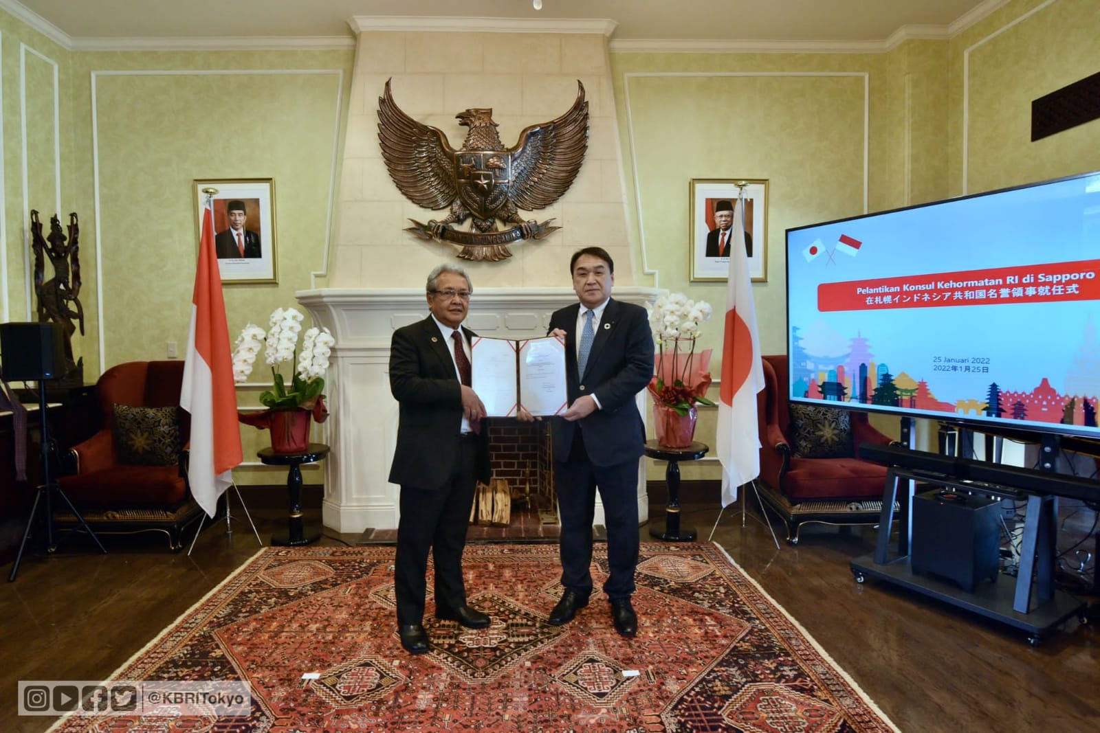 Konsul Kehormatan RI di Sapporo resmi dilantik Konsul Kehormatan RI di Sapporo resmi dilantik