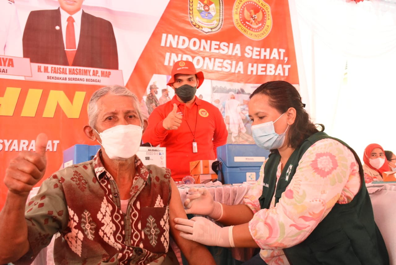 Launching vaksinasi booster Covid-19, Kabinda apresiasi kerja keras Pemkab Sergai Launching vaksinasi booster Covid-19, Kabinda apresiasi kerja keras Pemkab Sergai
