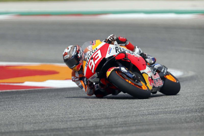 Marc Marquez kembali berlatih di atas motor sembari memulihkan diri