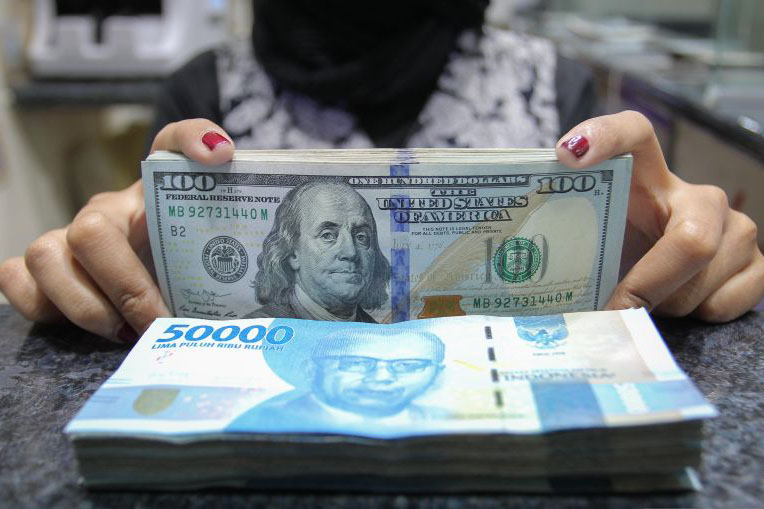 Rupiah Kamis pagi melemah 25 poin