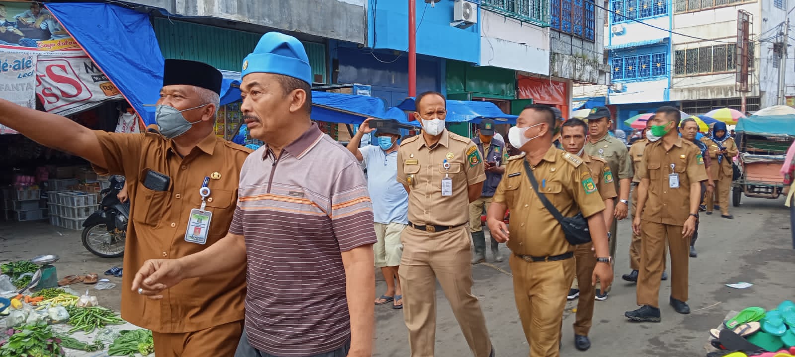 Pemkab Langkat sosialisasi di pasar Pangkalan Brandan sebelum ditertibkan Pemkab Langkat sosialisasi di pasar Pangkalan Brandan sebelum ditertibkan