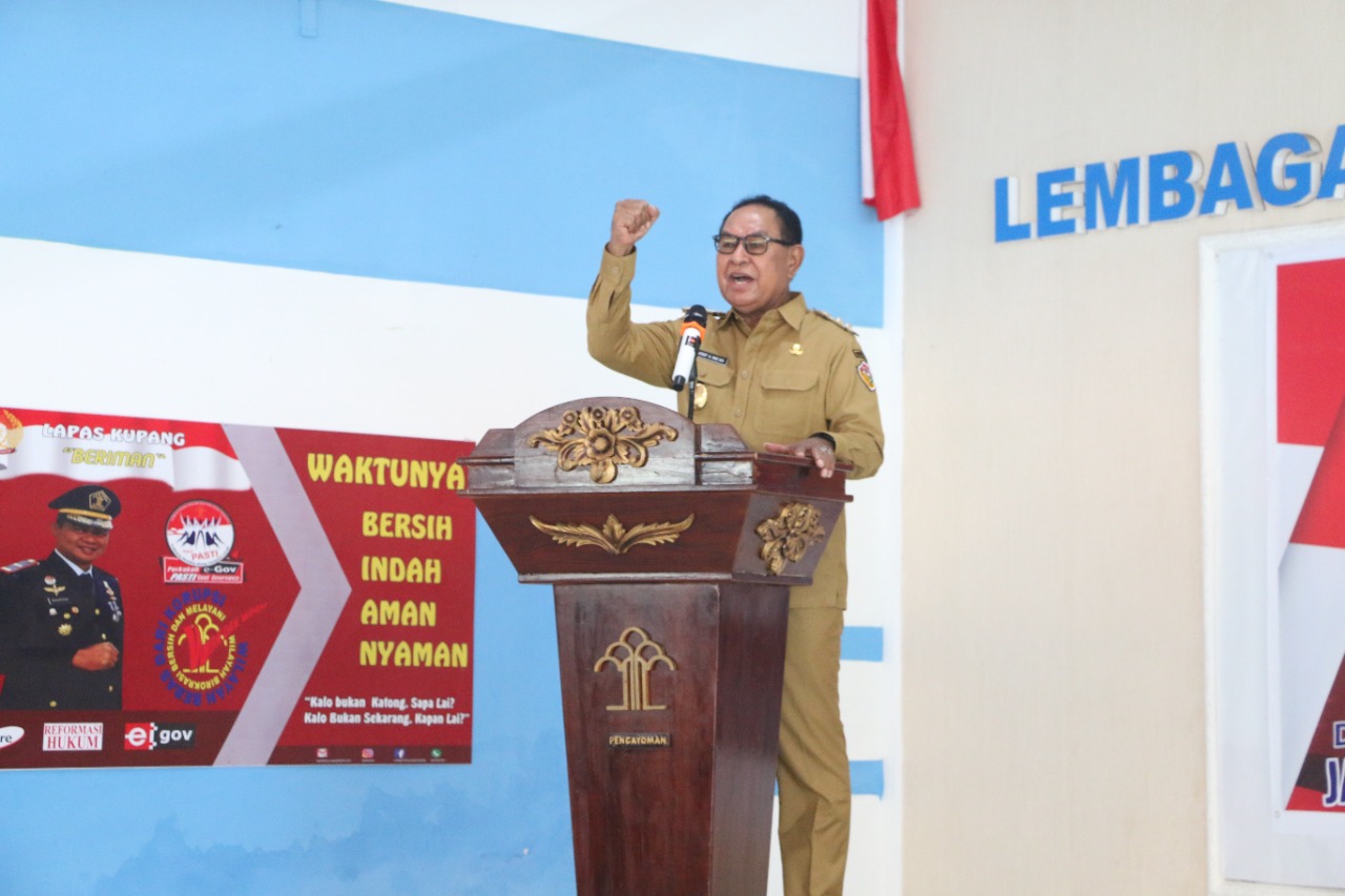 Wagub minta jajaran Kanwil Kemenkum HAM NTT tidak ingkar janji Wagub minta jajaran Kanwil Kemenkum HAM NTT tidak ingkar janji