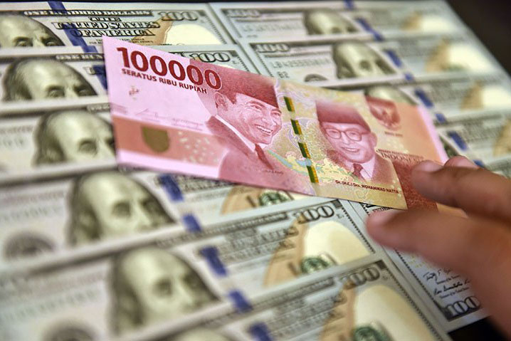 Rupiah Senin pagi menguat 7 poin