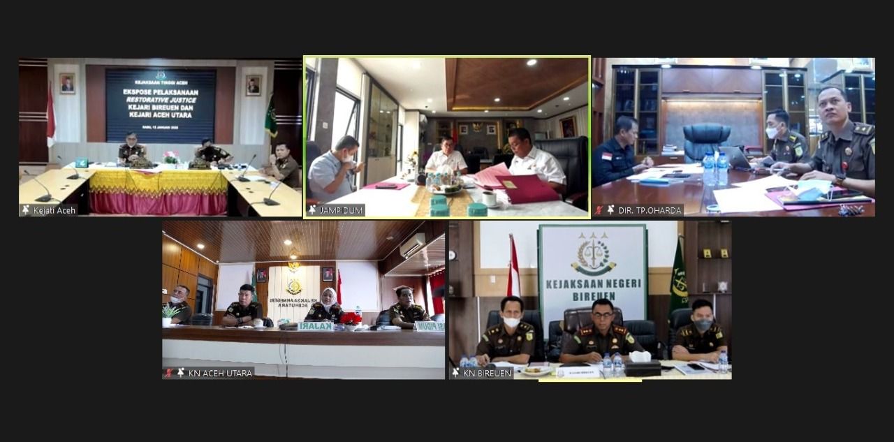 Pertama di 2022, Kejari Aceh Utara gelar restoratif justice kasus pencemaran nama baik Pertama di 2022, Kejari Aceh Utara gelar restoratif justice kasus pencemaran nama baik