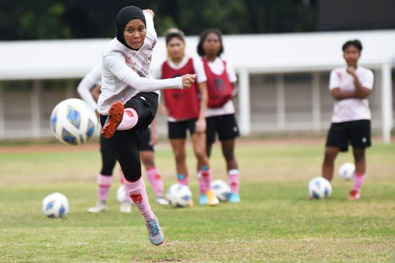 Timnas putri Indonesia kalah 0-6 dari Filipina