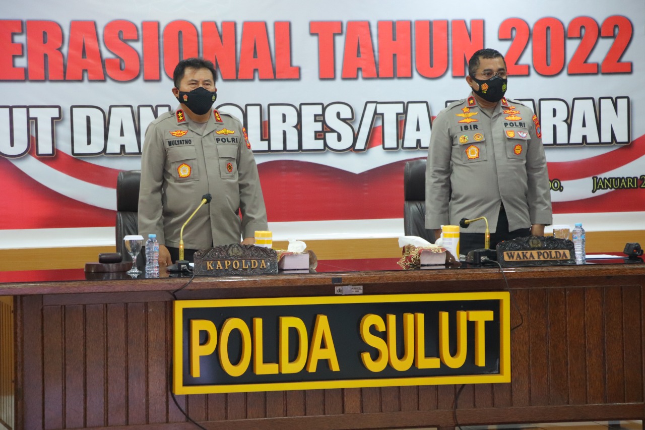 Anev opsnal dan pembinaan awal 2022, Kapolda Sulut pastikan kegiatan berjalan baik 