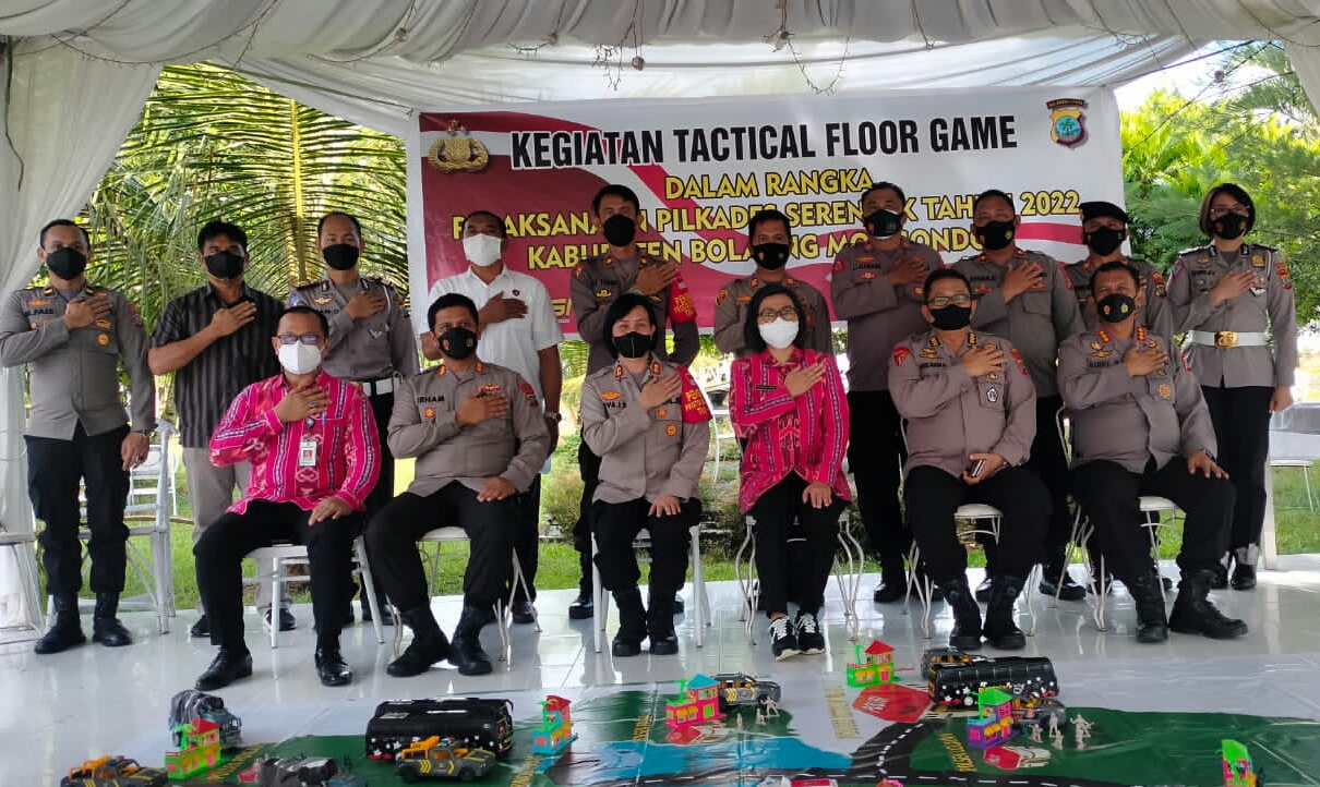 Jelang Pilkades Serentak 2022, Polres Balmong dan Kotamobagu gelar TFG