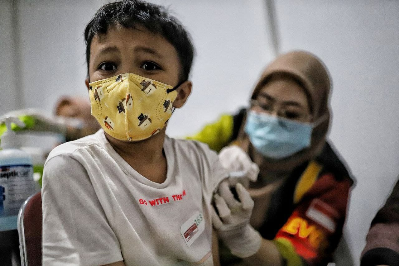 Akselerasi tinggi, vaksinasi anak di Kota Bandung capai 43 persen