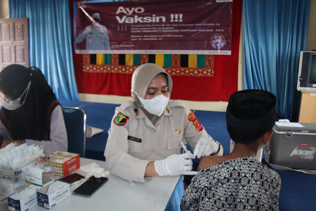 Cakupan vaksinasi Polda Aceh dan jajaran per 20 Januari capai 53.642 orang