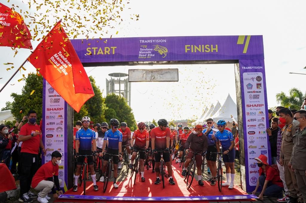 Bangkitkan sport tourism, The TX Tondano Manado Road Bike Challenge 2021 digelar Bangkitkan sport tourism, The TX Tondano Manado Road Bike Challenge 2021 digelar